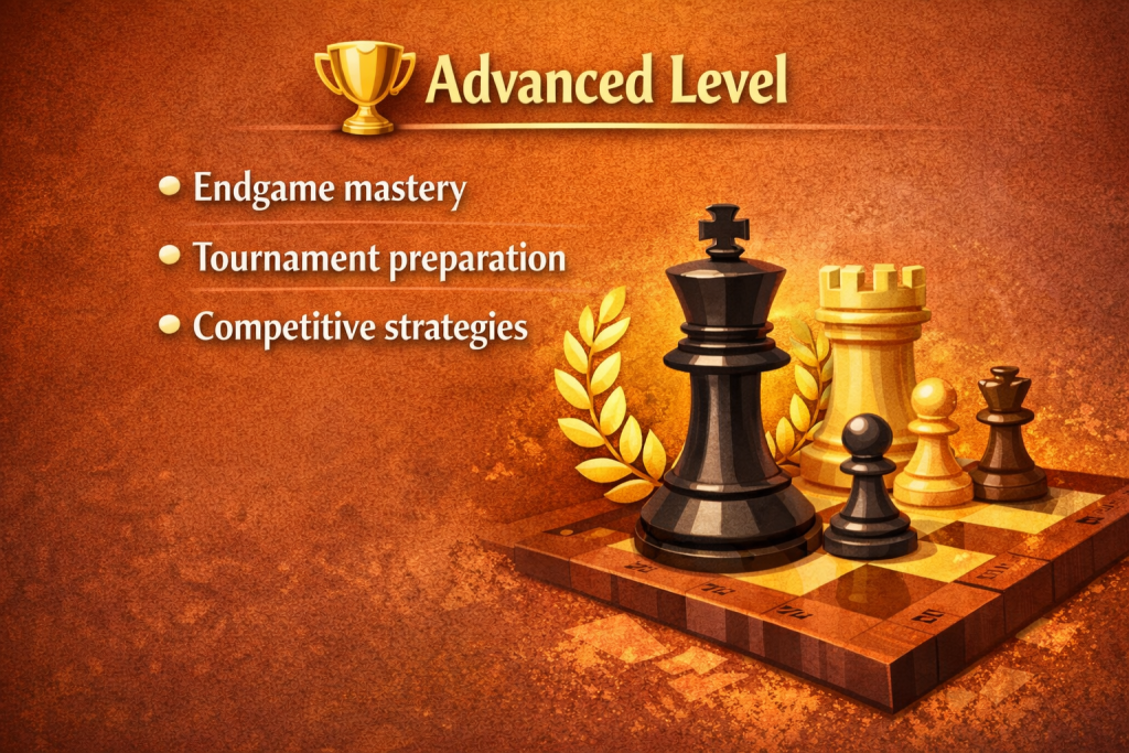 Advanced chess strategies and competition