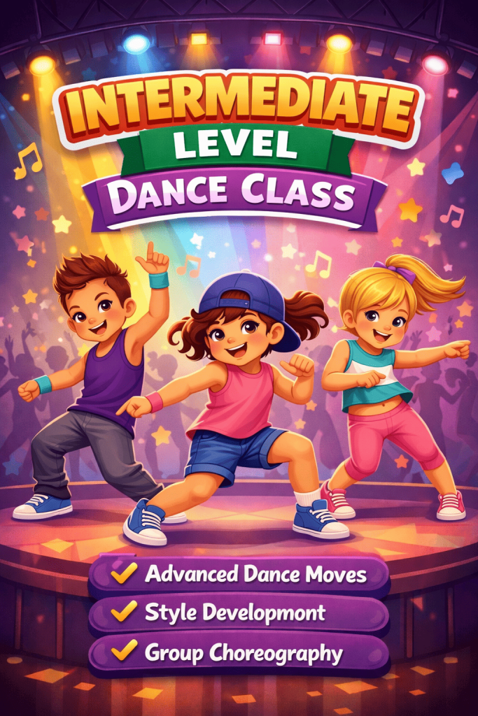 Intermediate level dance class promo